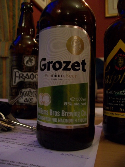 Grozet, Lager - Sounds Eastern European but is actually Scottish!